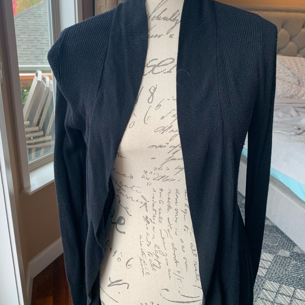 Long sleeve black sweater